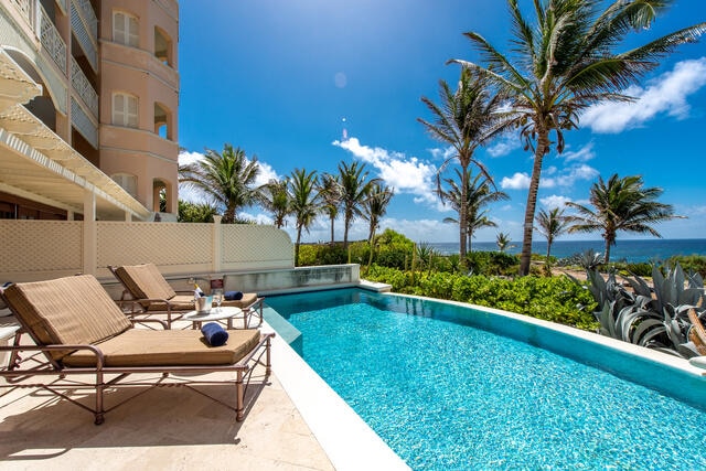 Private suite pool at Hilton Grand Vacations at The Crane in Barbados.