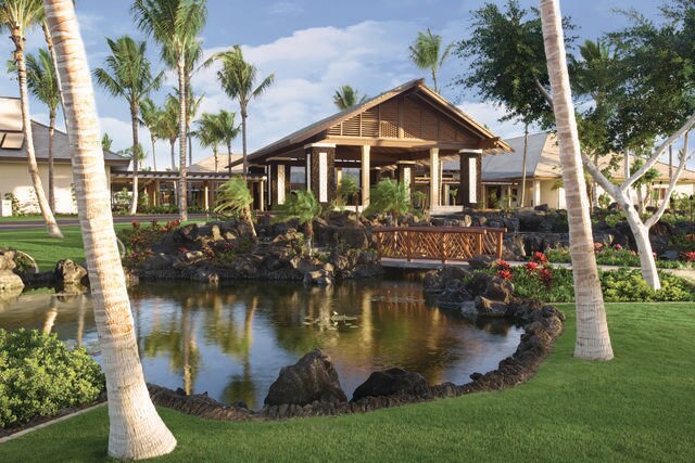 Beautiful exterior image of Kings' Land, a Hilton Grand Vacations Club, Big Island, Hawaii.