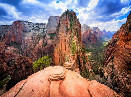 Angel's Landing at Zion National Park in Utah