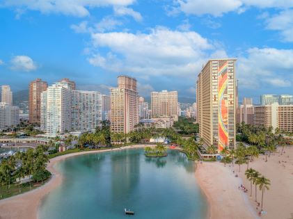 Waikiki Beach in Oahu, Hawaii