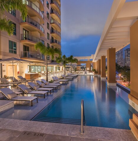 The Grand Islander, a Hilton Grand Vacations Club at Waikiki Beach, Hawaii.